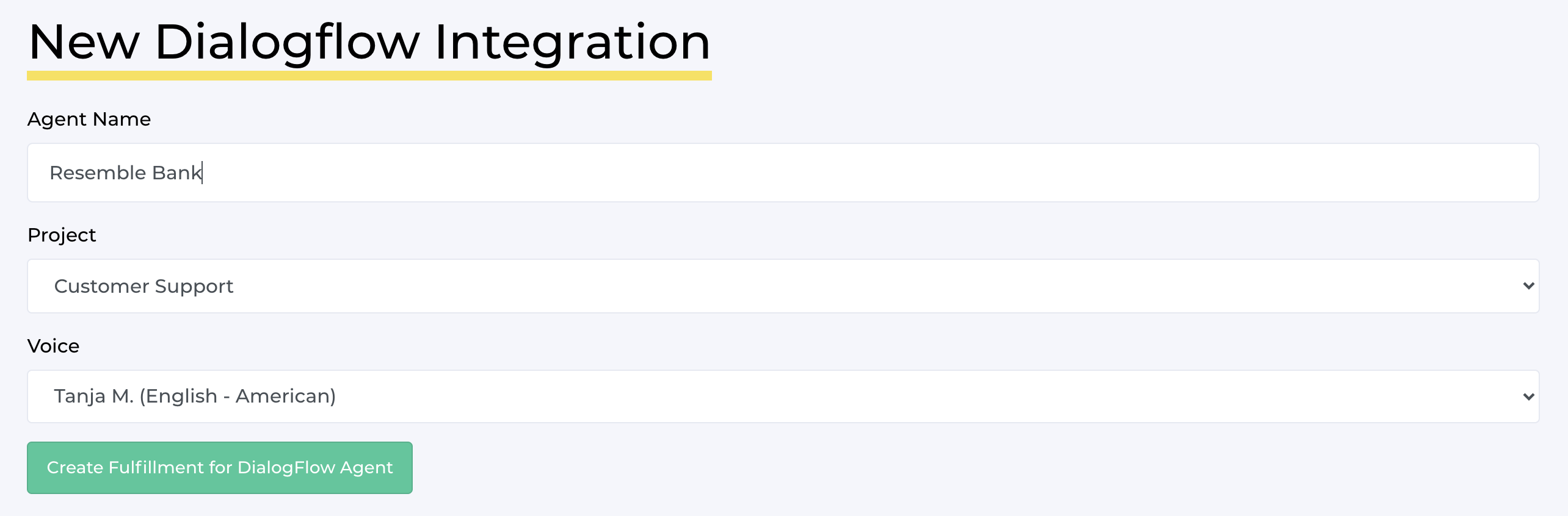 Dialogflow Voicebots Integration Dialogflow Voicebots Integration