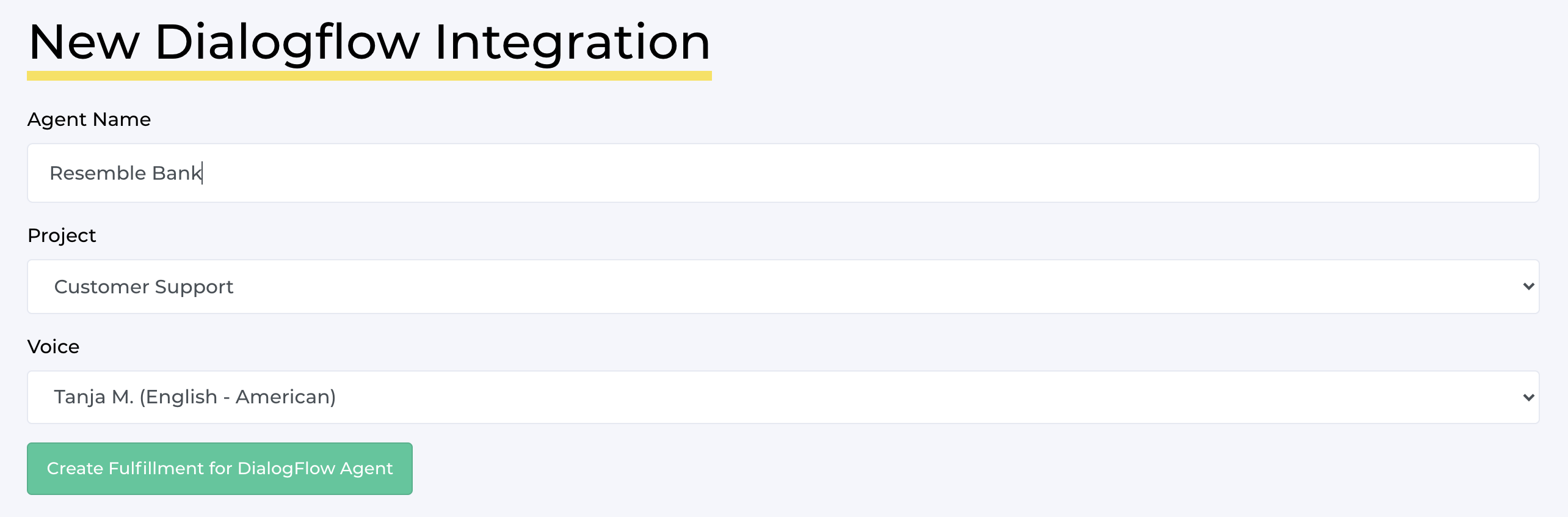 Dialogflow Voicebots Integration