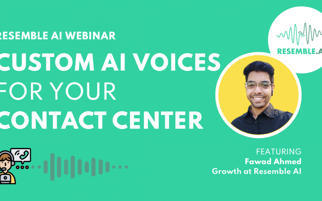 How to build a Custom AI Voice for your Contact Center