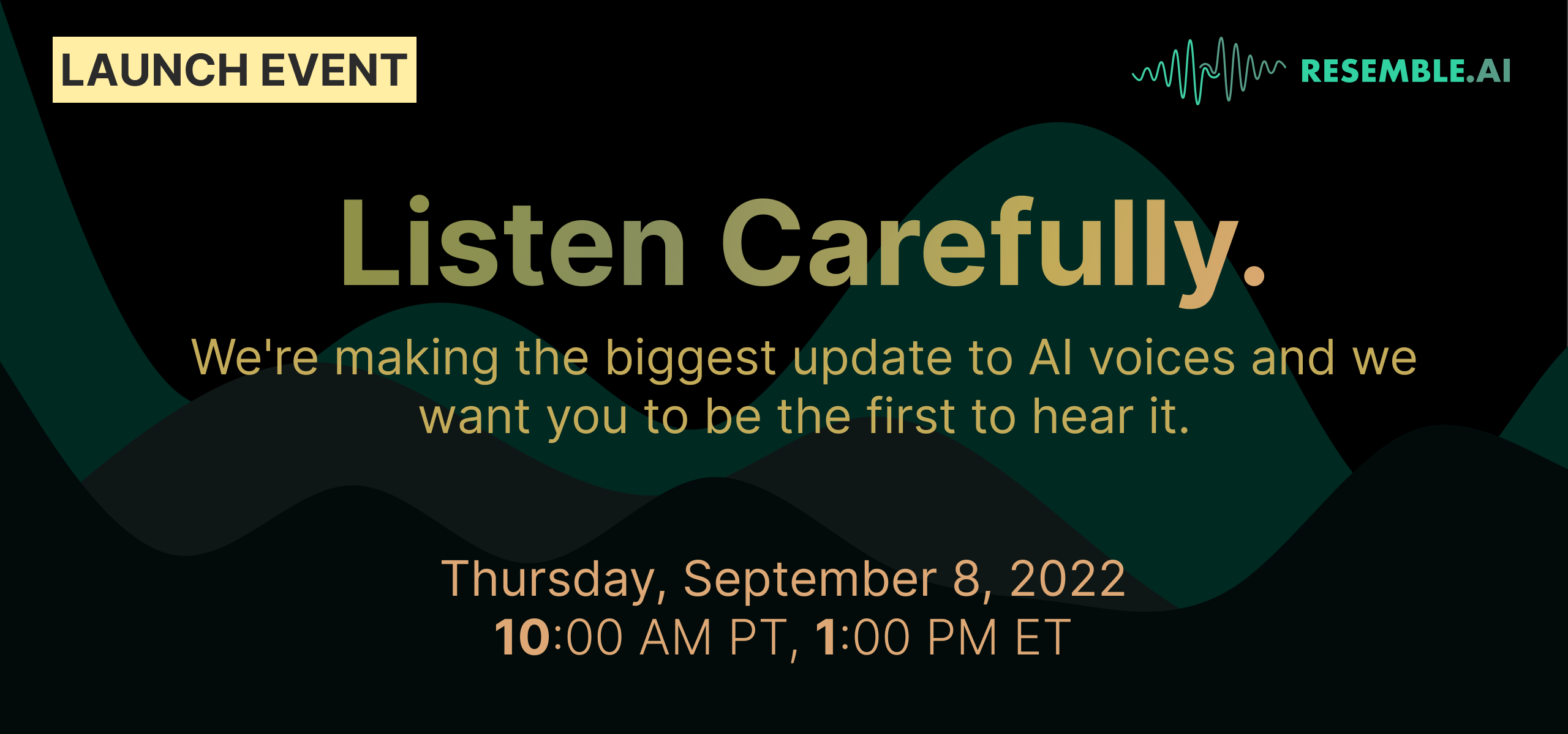Webinar for Contact Center and Custom AI Voices.