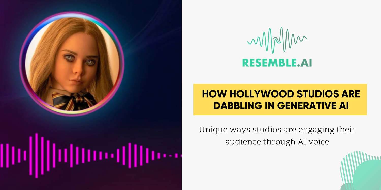 How Hollywood Studios Are Dabbling in Generative Voice AI