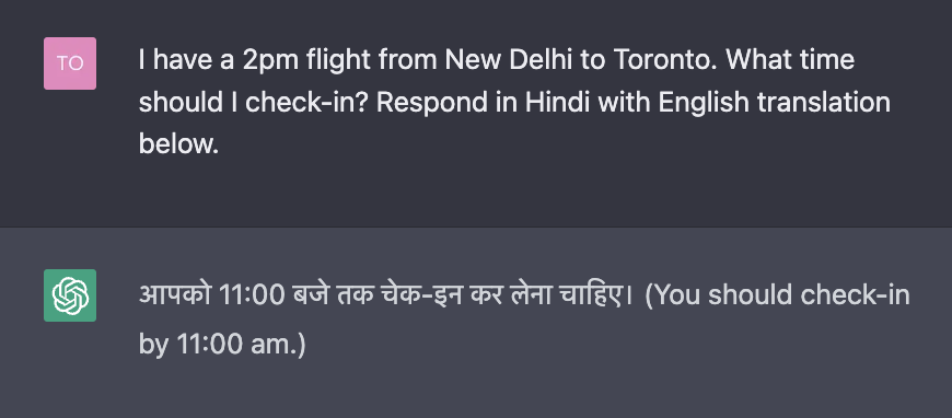 ChatGPT Conversation With A Hindi Customer