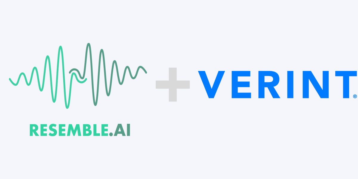 Verint-Resemble-AI Verint and Resemble AI Integration