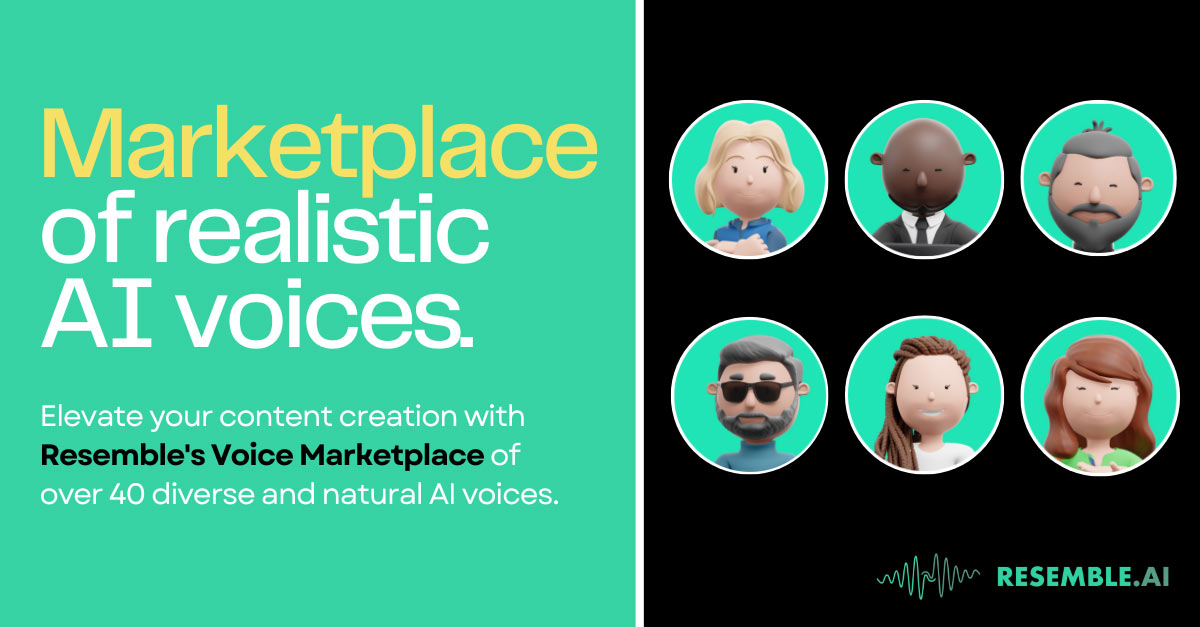 Resemble Voice Marketplace