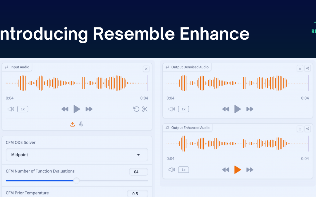 canva presentation voice over Introducing Resemble Enhance: Open Source Speech Super Resolution AI Model