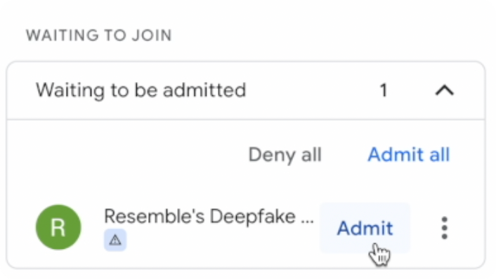 Invite the AI Assistant to your Google Meet