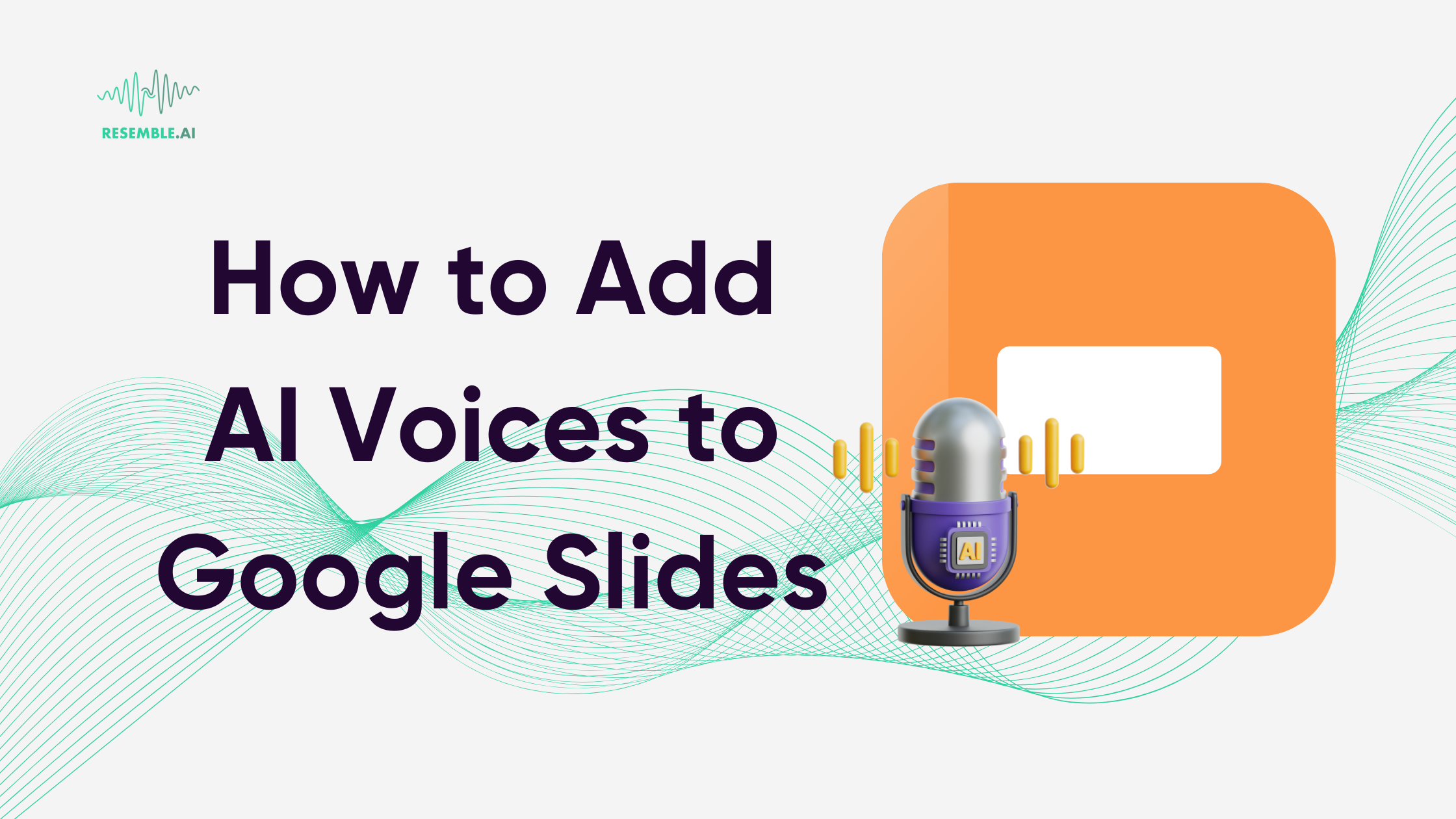 how to add ai voice to google slides