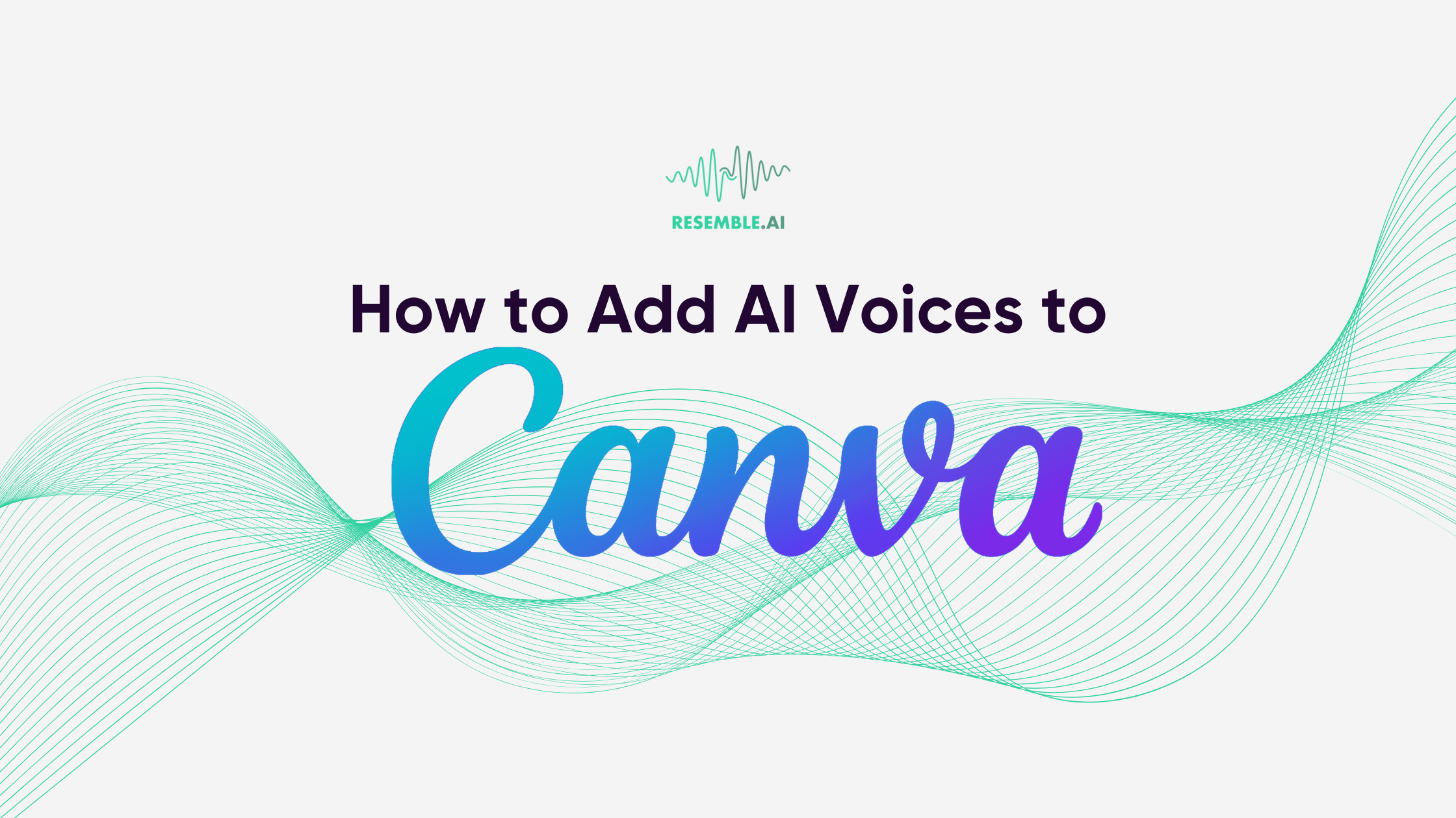 Add AI Voices to Canva with Resemble AI