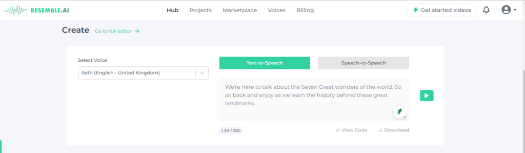 canva presentation voice over