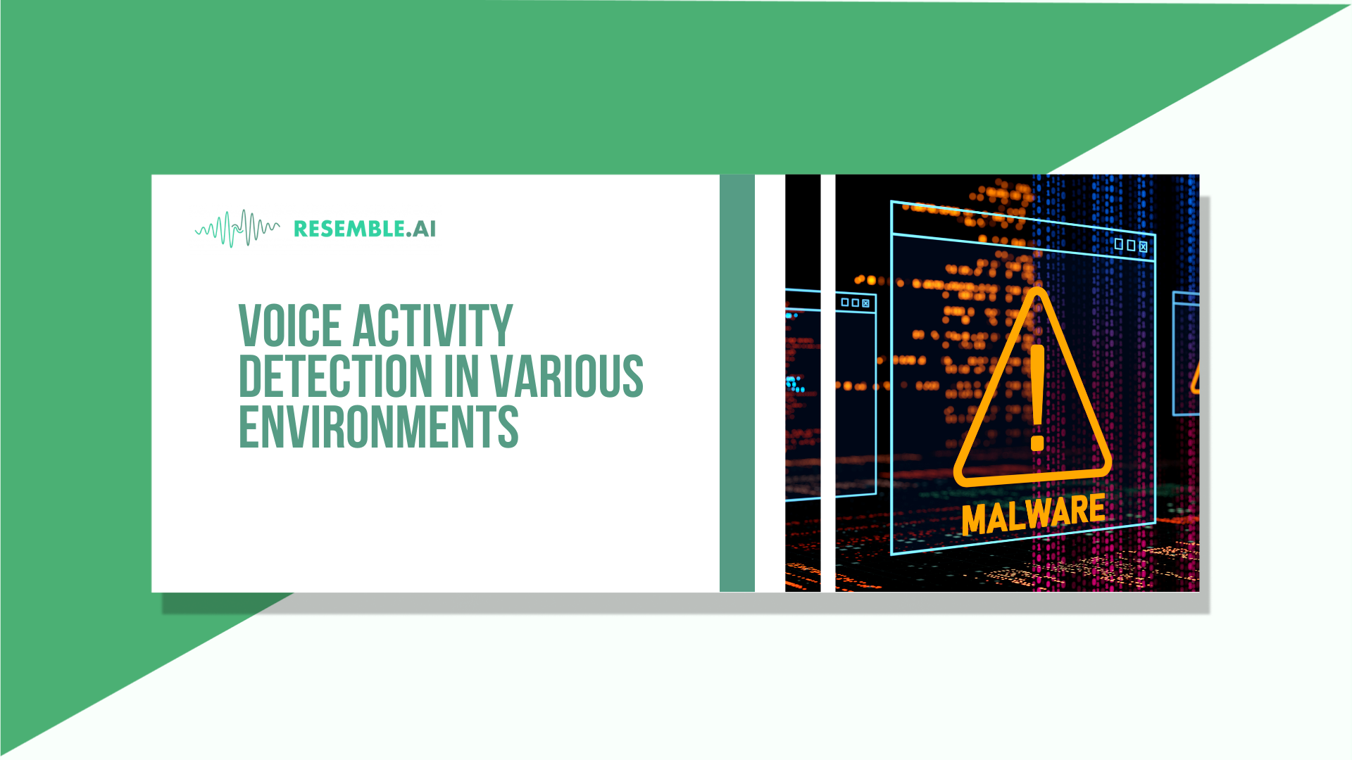 voice activity detection applications