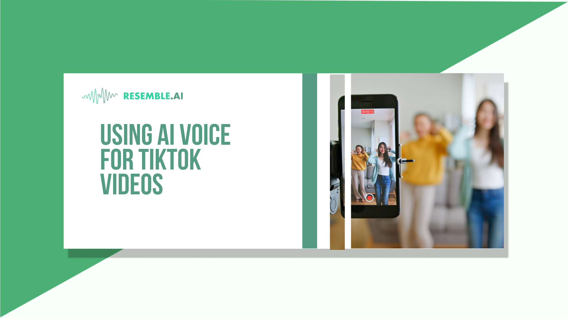 how to add ai voice to TikTok