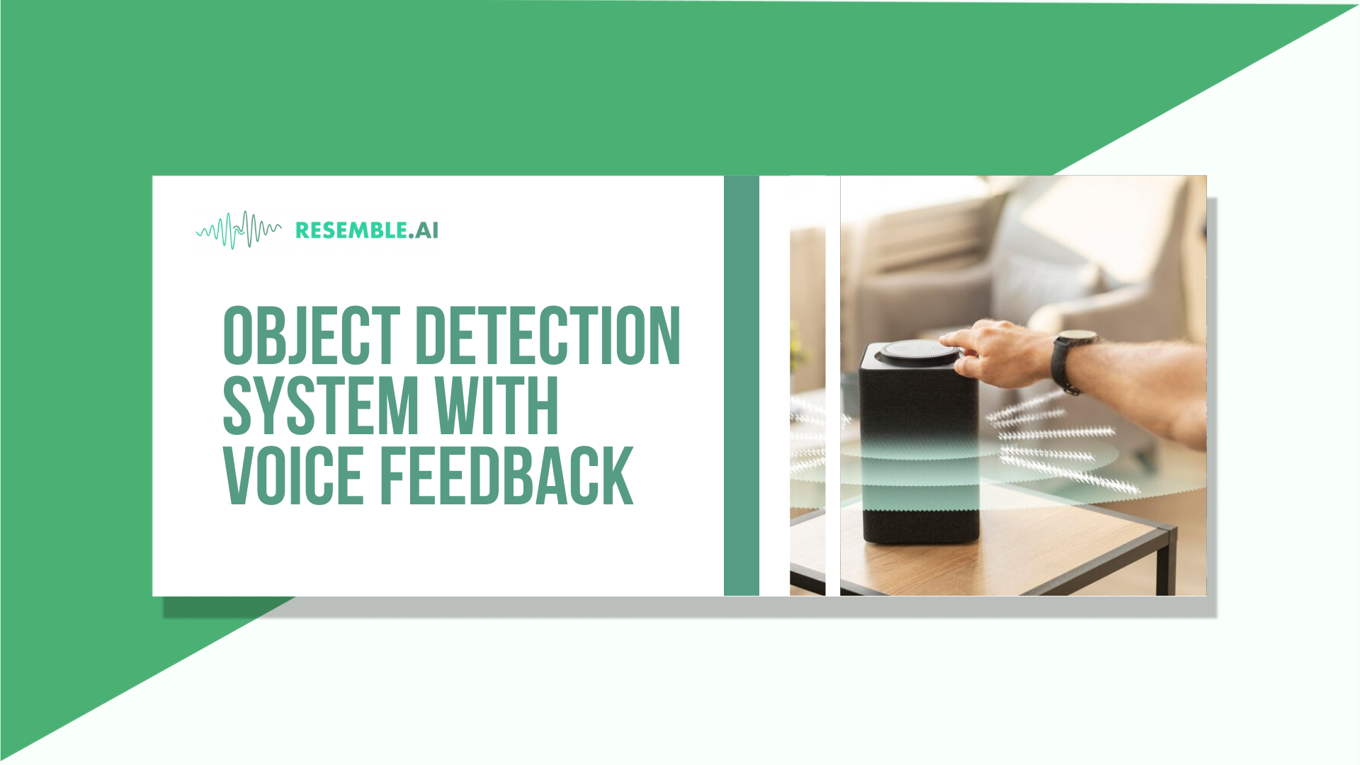object detection with voice output