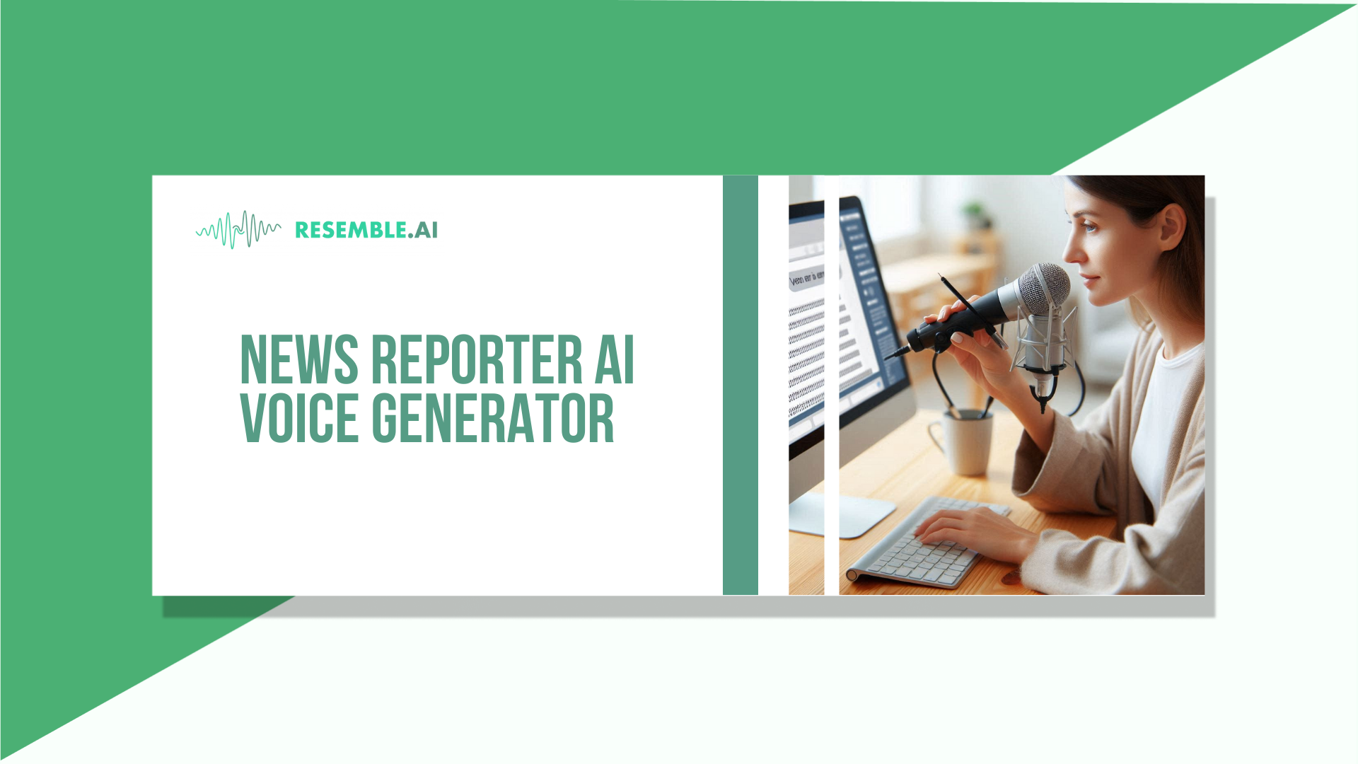 news reporter ai voice