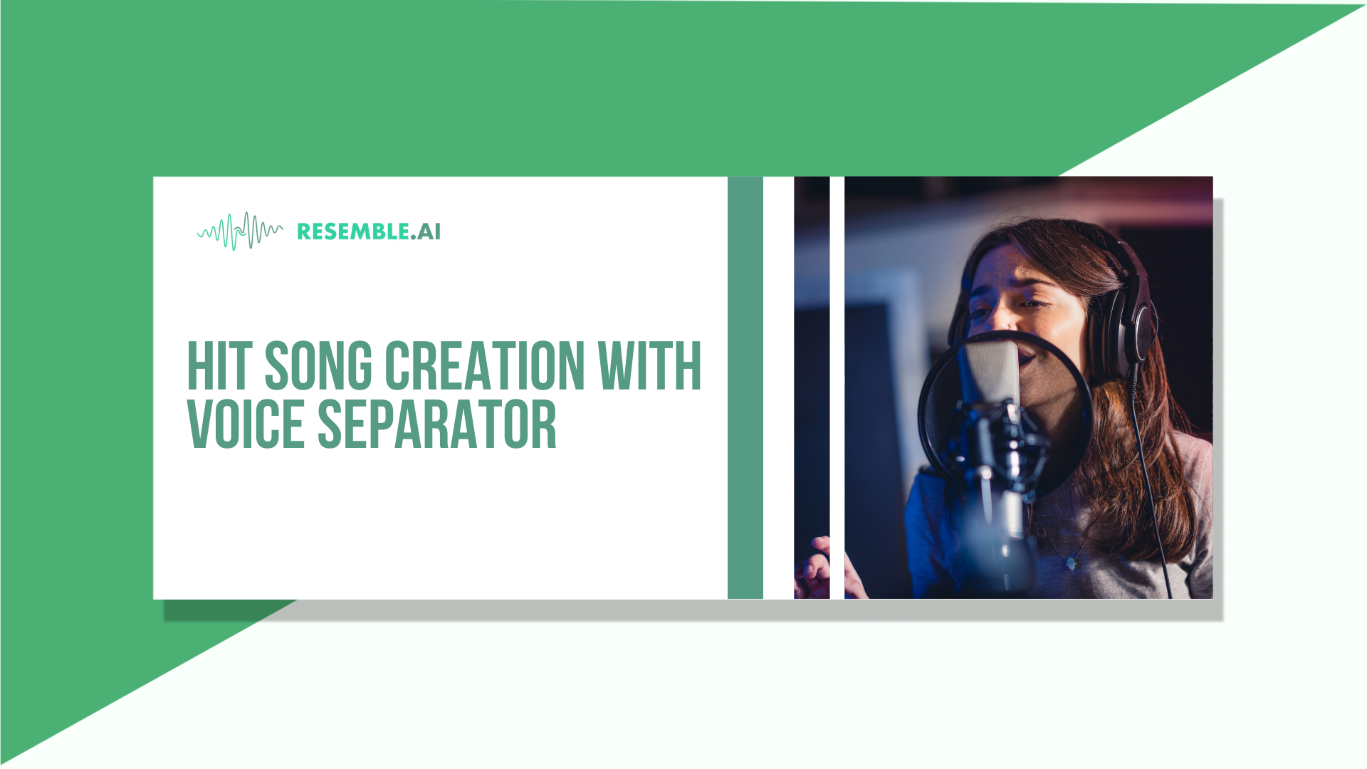 male and female AI voice separator