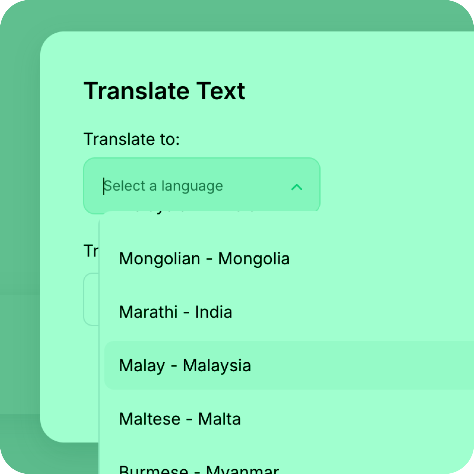 translate-text Translate your AI voice into 100+ languages with Resemble