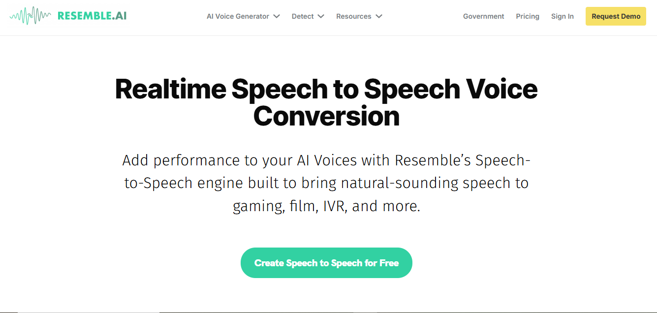 Speech-to-Speech for Real-Time Adjustments