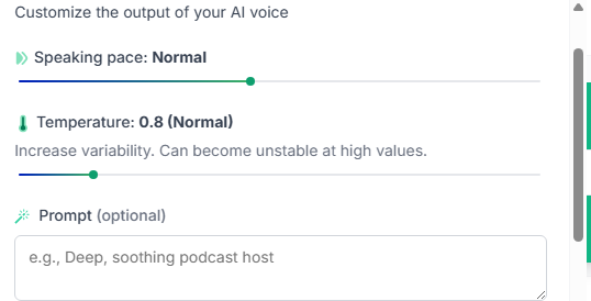 Adjust Voice Style and Emotions