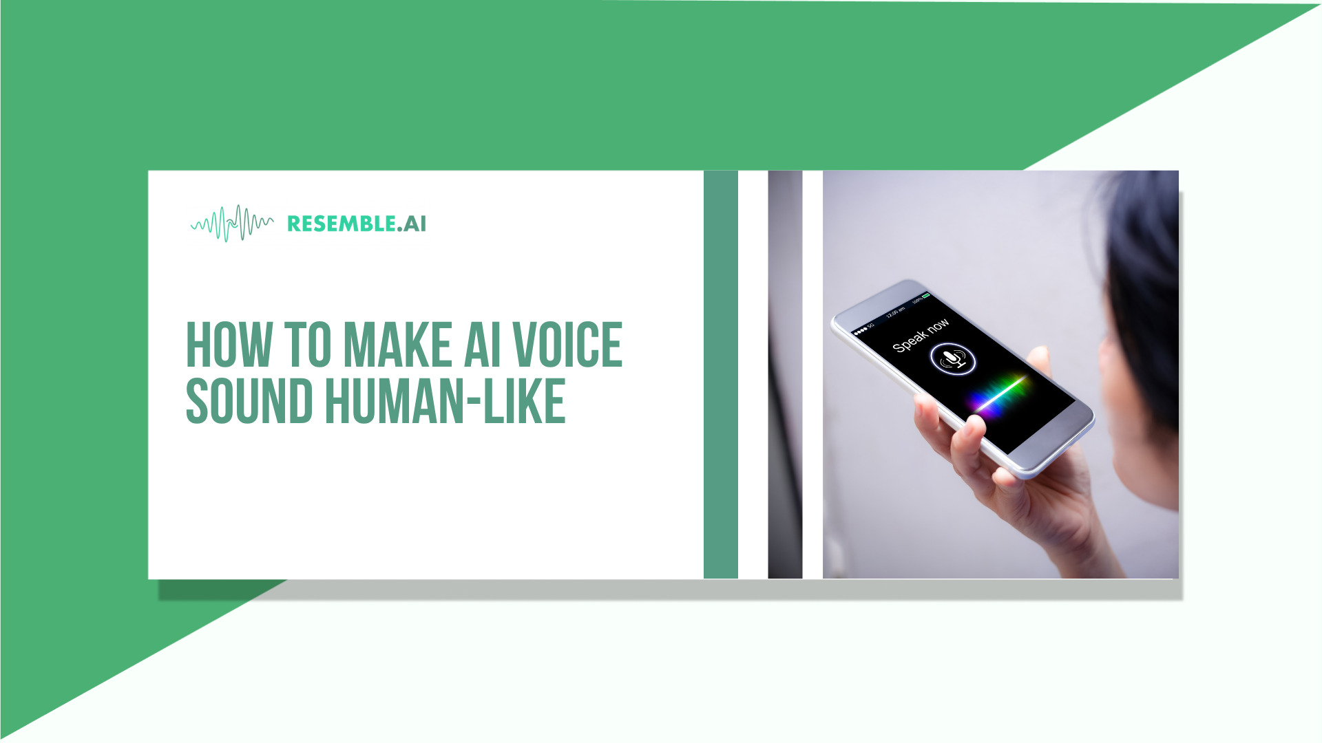 how to make ai voice sound better