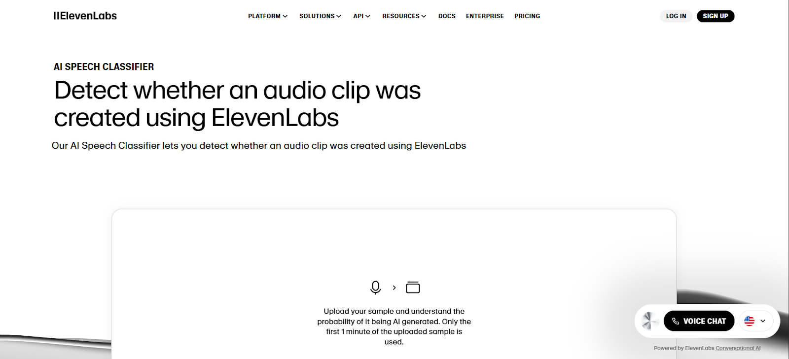 ElevenLabs AI Speech Classifier