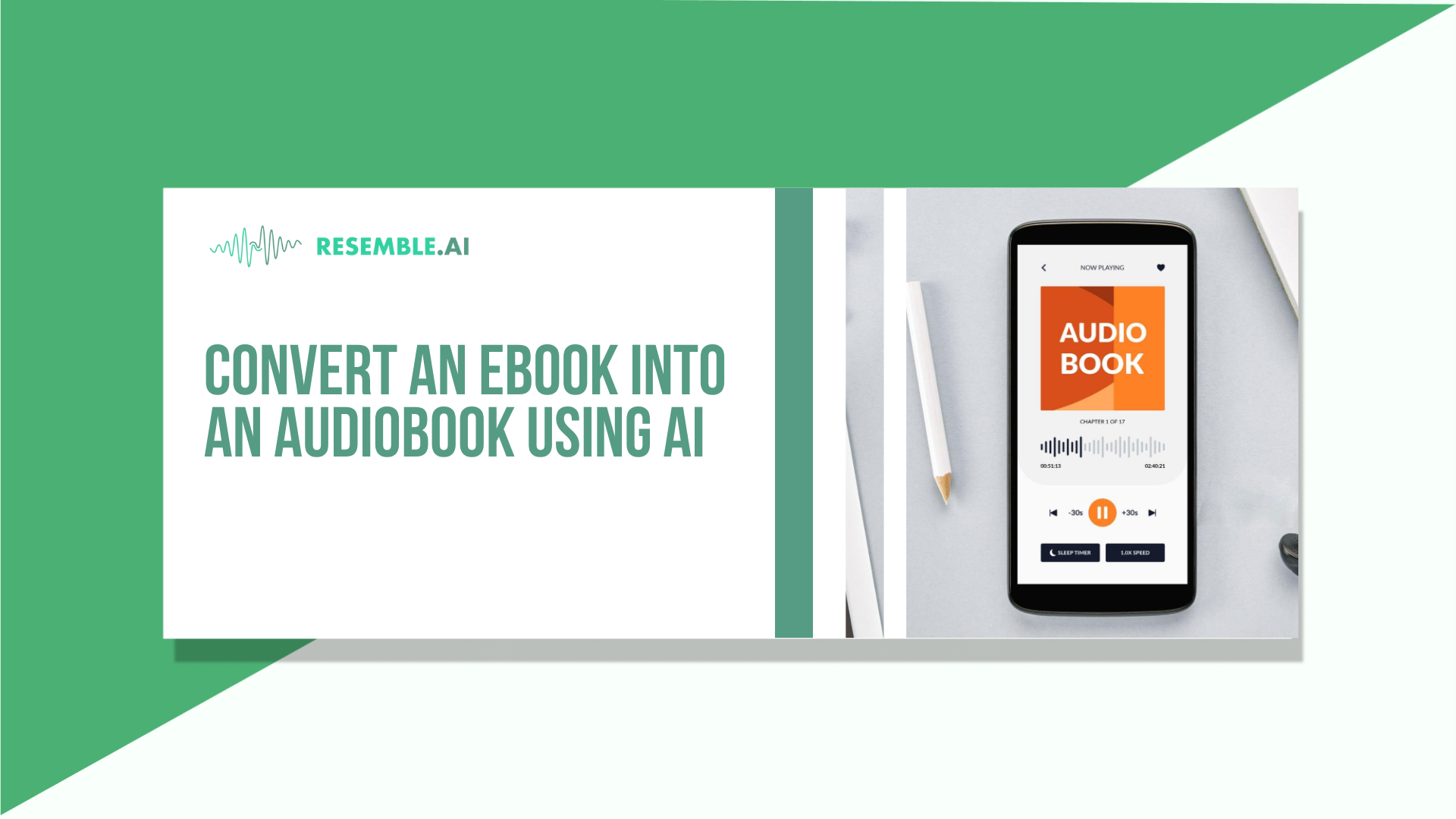 How to Convert an Ebook into an Audiobook Using AI
