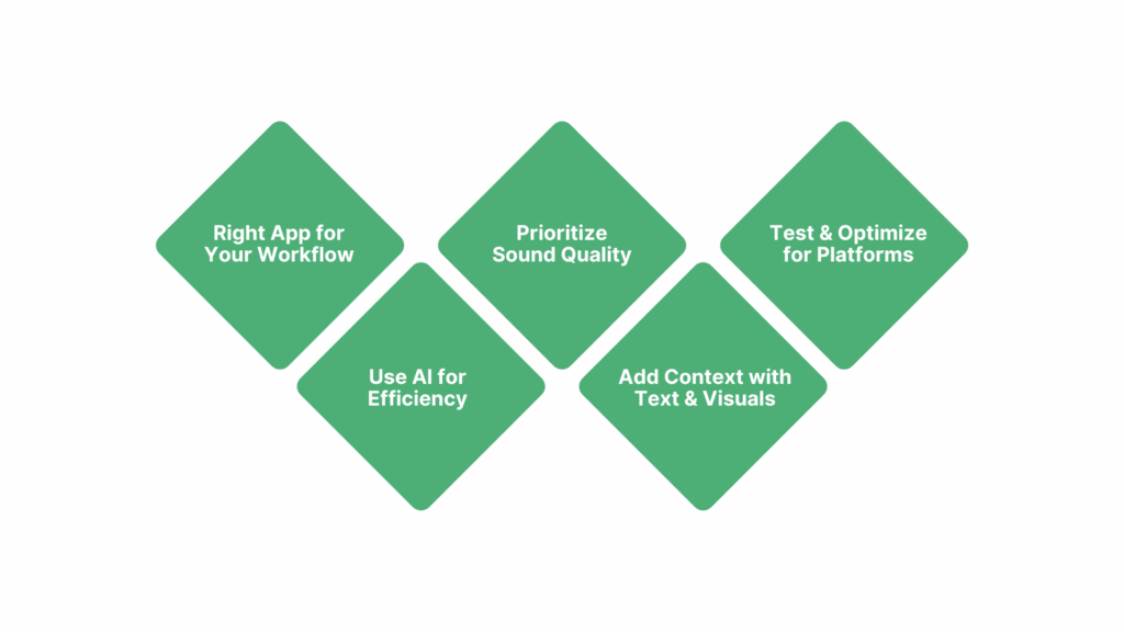 Tips for Creating Engaging Voice Over Videos
