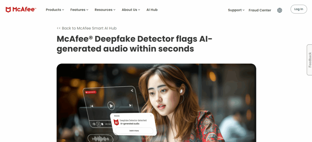 McAfee Deepfake Detector