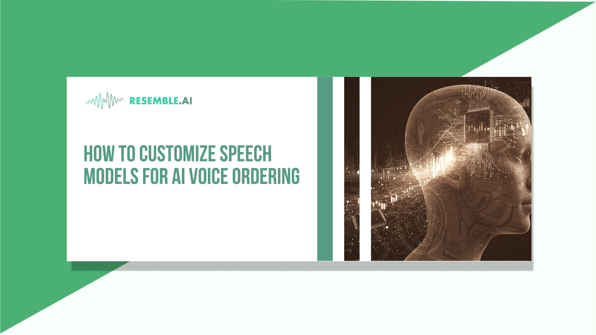 how to customize speech model for voice ordering