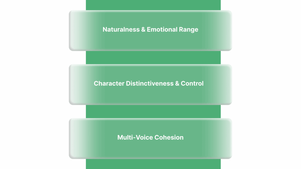 Voice Quality & Character Distinctiveness