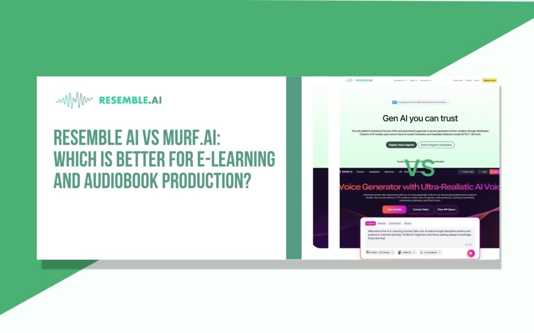 Resemble AI vs Murf AI: Which Is Better for E-Learning and Audiobook Production?