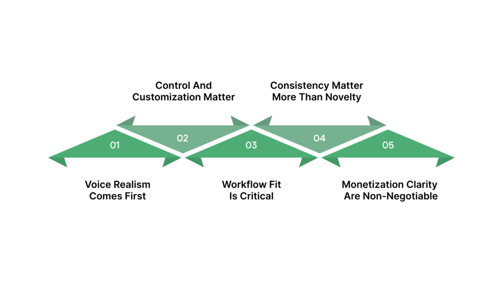 How YouTubers Should Evaluate AI Voice Platforms
